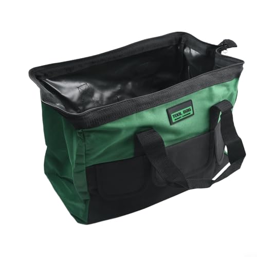 YobiLife Elektriker-Werkzeugtasche, multifunktional, Oxford-Stoff, wasserdichter Aufbewahrungs-Organizer für Werkzeuge mit mehreren Taschen, 33-50,8 cm von YobiLife