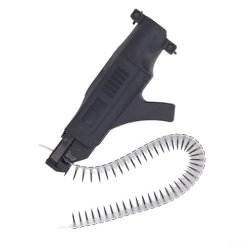 YobiLife Elektrische Bohrkettenschraube Adapter Automatisches Nageln Kit für Schrank Deckeninstallation Holzbearbeitungswerkzeug ABS Schwarz von YobiLife
