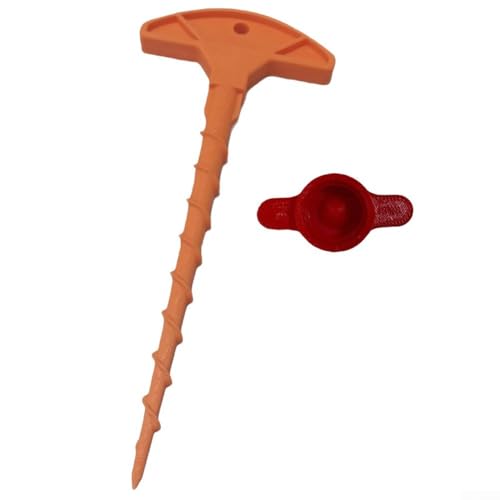 YobiLife Fugendüsen-Set mit Zapfhahn und Dichtstoffbagger, Kunststoff-Applikatorwerkzeug für reibungslose Anwendung und Reparaturen zu Hause, Orange / Weiß (Orange und Rot) von YobiLife