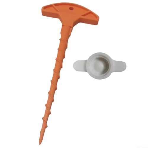 YobiLife Fugendüsen-Set mit Zapfhahn und Dichtstoffbagger, Kunststoff-Applikatorwerkzeug für reibungslose Anwendung und Reparaturen zu Hause, Orange / Weiß (Orange und Weiß) von YobiLife