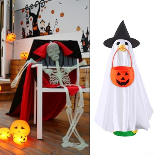 YobiLife Halloween Veranda Gans Kostüm Dekoration Set, 58,4 cm Länge, hergestellt aus Filz und Polyester für Outdoor Rasen Festliche Displays YobiLife Halloween Veranda Gans Kostüm Dekoration Set, 58,4 cm Länge, hergestellt aus Filz und Polyester für Outdoor Rasen Festliche Displays von YobiLife