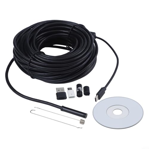 YobiLife Industrielle Rohr-Inspektionskamera, 15 m, USB-Endoskop, 7 mm, Sonde, 6 LEDs, IP66 wasserdicht, für Android-K-Abflussvideo YobiLife Industrielle Rohr-Inspektionskamera, 15 m, USB-Endoskop, 7 mm, Sonde, 6 LEDs, IP66 wasserdicht, für Android-K-Abflussvideo von YobiLife