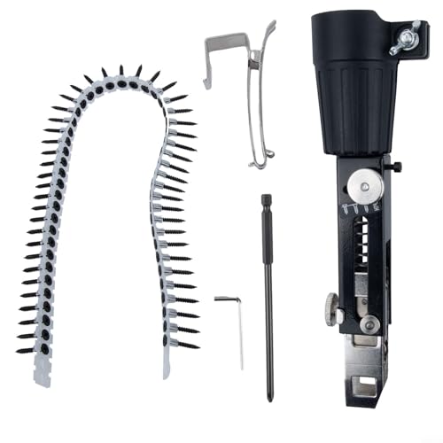 YobiLife Kettennageladapter, automatisches Schrauben-Installationswerkzeug für elektrische Bohrmaschine, Holzbearbeitung, verstellbare Tiefe (1 Set) von YobiLife