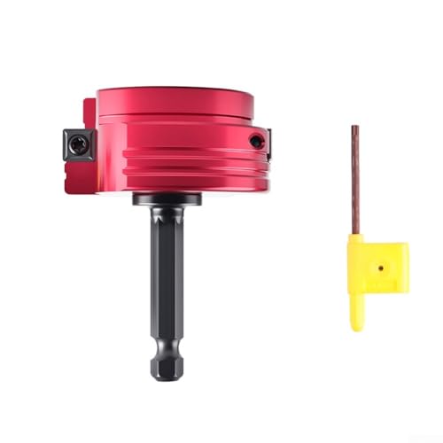 YobiLife Metall-PVC-Rohrreibahle, 6,35 mm, Sechskantschaft, Sanitär-Werkzeug für ABS-Abfluss-Wasserrohr-Armaturen, Saver für Reparaturen zu Hause (F) von YobiLife