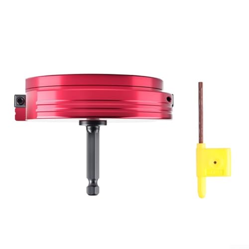 YobiLife PVC-ABS-Rohrreibahle, Metall-Sechskant-Schaft-Werkzeug für Abfluss-Wasserrohr-Grat-Entfernung, Reparatur (H) von YobiLife