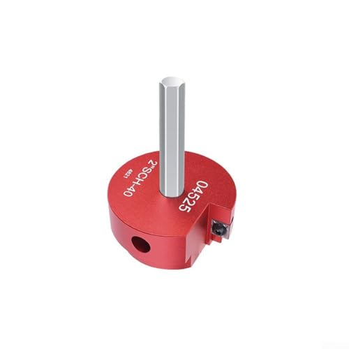 YobiLife PVC-Rohrreibahle-Set mit ausgewogener Klinge für Sanitärarbeiten mit Hartmetall-Einsatz, Aluminium-Legierung für PVC-CPVC-ABS-Rohre (5,1 cm) von YobiLife