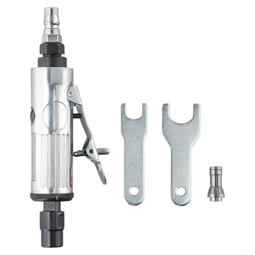 YobiLife Pneumatisches Druckluftschleifer-Werkzeug-Set mit Spannzangenschlüssel, Adapter, 90 PSI, Schleifen, Polierset für Metallwerkstatt, professionelle Anwender YobiLife Pneumatisches Druckluftschleifer-Werkzeug-Set mit Spannzangenschlüssel, Adapter, 90 PSI, Schleifen, Polierset für Metallwerkstatt, professionelle Anwender von YobiLife