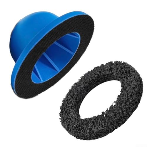 YobiLife Reinigungsbürste für Radnabenschleifer, 150 mm, mit Schleifbecher, offenporiges Schleifmittel für Autofelgen (1 Set) von YobiLife