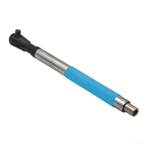 YobiLife Schnellwechsel-Offset-Schraubenschlüssel-Verlängerung, elektrischer Ratschen-Kettenantrieb, 1,27 cm Stecknuss, kompatibles Auto-Reparaturwerkzeug für Mechaniker, blau (1 Stück) von YobiLife