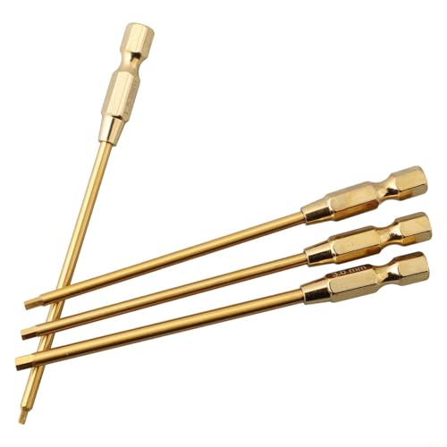 YobiLife Sechskant-Schraubendreher-Werkzeug-Set, 4-teilig, 1,5 mm, 2 mm, 2,5 mm, 3 mm, goldenes Metall, RC-Modell, Handwerkzeuge, robuste Konstruktion YobiLife Sechskant-Schraubendreher-Werkzeug-Set, 4-teilig, 1,5 mm, 2 mm, 2,5 mm, 3 mm, goldenes Metall, RC-Modell, Handwerkzeuge, robuste Konstruktion von YobiLife