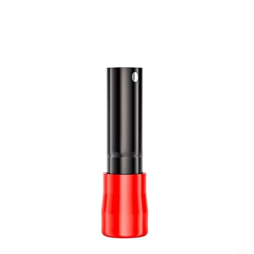 YobiLife Steckschlüssel-Erweiterungshülse mit Blumenkopf-Design für Radmuttern, Entfernungswerkzeug, kompatibel mit verschiedenen Fahrzeugmodellen, Stahlmaterial, schwarz, rot (12 mm) von YobiLife