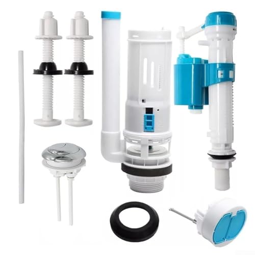 YobiLife WC-Spülsystem-Ersatz-Set mit verstellbarem Doppelspülventil für effiziente Wassernutzung und Kompatibilität mit den meisten Wohn-WCs YobiLife WC-Spülsystem-Ersatz-Set mit verstellbarem Doppelspülventil für effiziente Wassernutzung und Kompatibilität mit den meisten Wohn-WCs von YobiLife