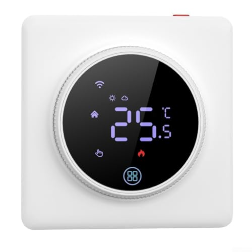 YobiLife WLAN-Fernbedienung, Thermostatschalter für elektrische Fußbodenheizung, energiesparend, programmierbarer Temperaturregler (Fußbodenheizung) von YobiLife