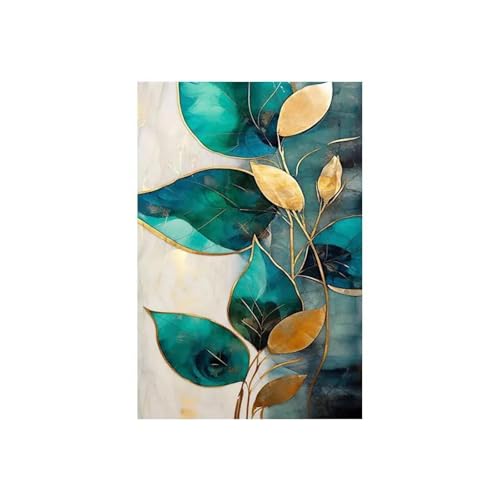 Abstrakte Blatt Blume Landschaft Leinwand Malerei Klassische Natürliche Blumen Poster Und Druck Nordische Wand Kunst Wohnzimmer Wohnkultur 21x30cm ohne Rahmen von Yocheng