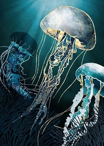 Ozean Tier Leinwand Poster Wand Kunst Quallen Meer Leben Malerei Druck Bild Unterwasser Natur Home Decor 50x70cm ohne Rahmen Ozean Tier Leinwand Poster Wand Kunst Quallen Meer Leben Malerei Druck Bild Unterwasser Natur Home Decor 50x70cm ohne Rahmen von Yocheng
