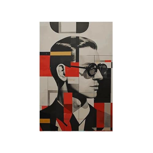 Retro Geometrische Linien Berühmte Poster Und Drucke Abstrakte Blume Sonnenschein Leinwand Malerei Einfache Wand Kunst Wohnzimmer Wohnkultur 40x50cm ohne Rahmen von Yocheng
