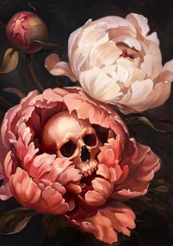 Yocheng Blume Poster Botanische Blumen Augapfel Rose Drucke Leinwand Malerei Wand Bilder Home Room Decor 30x40cm ohne Rahmen von Yocheng