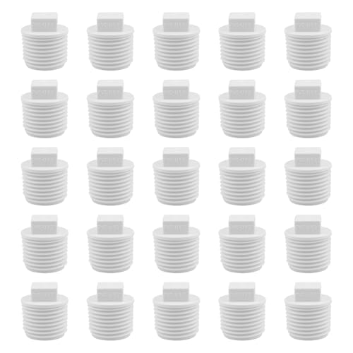 Yocimango 1,27 cm Außengewinde, PVC-Sprinklerkappe, Außengewinde, Rohrendabdeckung und Stecker, Außengewinde, Endabdeckung, Adapter für Rohre und Wasserleitungen, 20 Stück von Yocimango