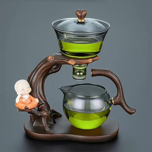 YoeEoay - Tee Set Japanisch/Chinese, Lazy KungFu Glasteeservice, Semi Automatic Tea Set, Teekanne Mit Magnet, Erwachsene Asiatisches Teeservice, Geschenk Zuhause Outdoor Für Teeliebhaber/Männer/Frauen YoeEoay - Tee Set Japanisch/Chinese, Lazy KungFu Glasteeservice, Semi Automatic Tea Set, Teekanne Mit Magnet, Erwachsene Asiatisches Teeservice, Geschenk Zuhause Outdoor Für Teeliebhaber/Männer/Frauen von YoeEoay