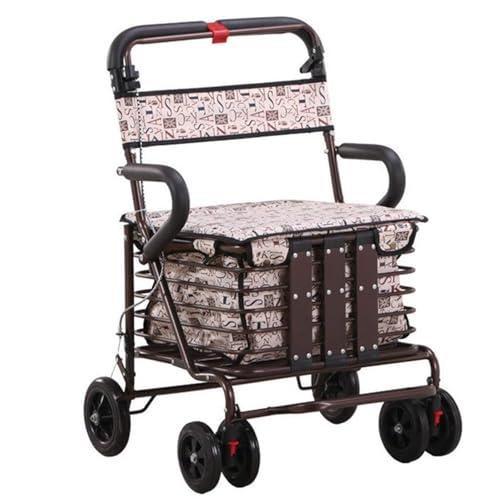Gehhilfe Rolator 2 In 1 Rollator Und Rollstuhl Mit Sitz Sechs-Rad-Rollator Erwachsene Laufhilfe Robust Leicht Und Faltbar Rollwagen Mit Einkaufskorb Warenkorb Geländerollator Gehunterstützung Gehhilfe Rolator 2 In 1 Rollator Und Rollstuhl Mit Sitz Sechs-Rad-Rollator Erwachsene Laufhilfe Robust Leicht Und Faltbar Rollwagen Mit Einkaufskorb Warenkorb Geländerollator Gehunterstützung von Yoeoefuo