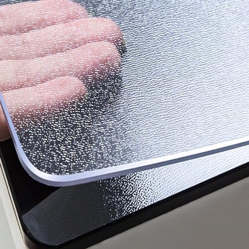 Pvc Tischdecke Transparent 3mm 5mm Mattierte Tischfolie Durchsichtige Fettdicht Kratzfeste Hitzebeständig Wasserdicht Transparente Tischschutz Tisch Schutzfolie PVC Folie Tischunterlage(Frosted 5mm,80 Pvc Tischdecke Transparent 3mm 5mm Mattierte Tischfolie Durchsichtige Fettdicht Kratzfeste Hitzebeständig Wasserdicht Transparente Tischschutz Tisch Schutzfolie PVC Folie Tischunterlage(Frosted 5mm,80 von Yoeoefuo