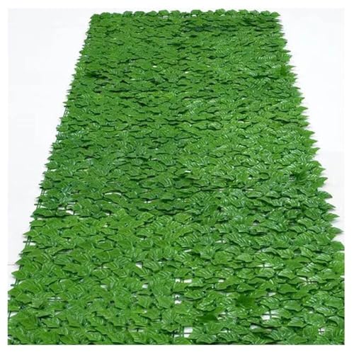 Sichtschutz Grüner Zaun Efeuzaun Gartenzaun Balkonsichtschutz 1x5m 1x10m Künstliche Efeu Hecke Paravent Balkonverkleidung Mit Umreifungsband Seitenmarkise Sichtschutzwände Ohne Bohren(Size:1x3m) von Yoeoefuo