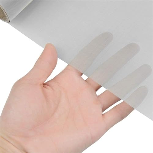 Yoeoefuo Drahtgitter Feinmaschig 200Mesh Metallgitter Wire Mesh 1x5m 1x10m 1x15m 316 Edelstahl Drahtgewebe Filtrationstuch Filtersieb Blatt Mückenschutz Fliegennetz Drahtgeflecht Gitter(Size:1x1m) von Yoeoefuo