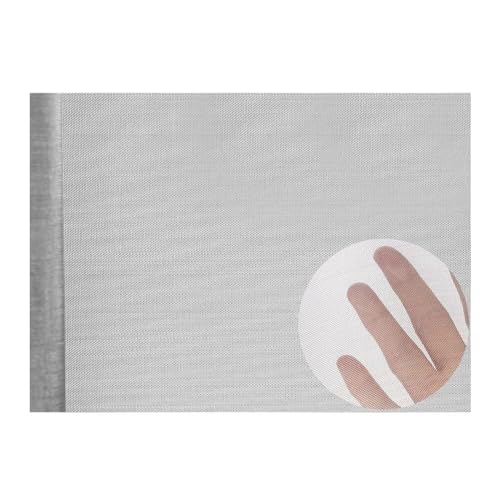 Yoeoefuo Maschendraht Drahtgitter 120 Mesh Feinmaschig Edelstahl Gitter 1x5m 1x10m 1x15m Rolle Metall Fliegengitter Filtrationstuch Filtersieb Blatt Mäusegitter Filternetz(Size:1x4m) von Yoeoefuo