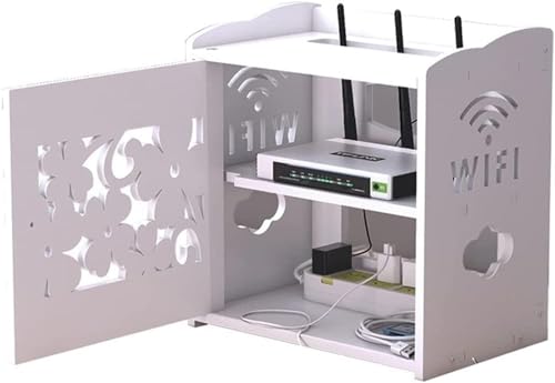 Yoeoefuo Steckdosen Box WLAN Box Verstecken Kabel Aufbewahrungsbox Modisch WiFi Router Storage Box Regalbretter Desk Line Netzkabel Socket Storage Box Kabelbox Lagerregal Yoeoefuo Steckdosen Box WLAN Box Verstecken Kabel Aufbewahrungsbox Modisch WiFi Router Storage Box Regalbretter Desk Line Netzkabel Socket Storage Box Kabelbox Lagerregal von Yoeoefuo