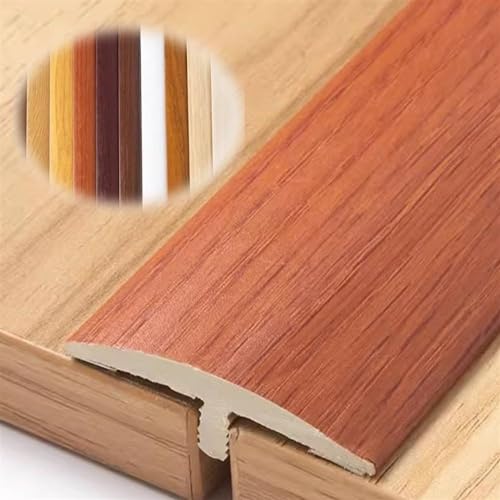 Yoeoefuo Übergangsprofil 2 Stücke 90cm PVC Boden Übergangsleiste T-Profil Bodenleiste Türschwelle Übergangsschiene Türleiste Fliesen Teppichleisten Laminat Abschlussleiste Bodenleiste (Color : H, Si von Yoeoefuo