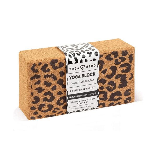 Yoga Hero Yogablock aus Kork von Yoga Hero