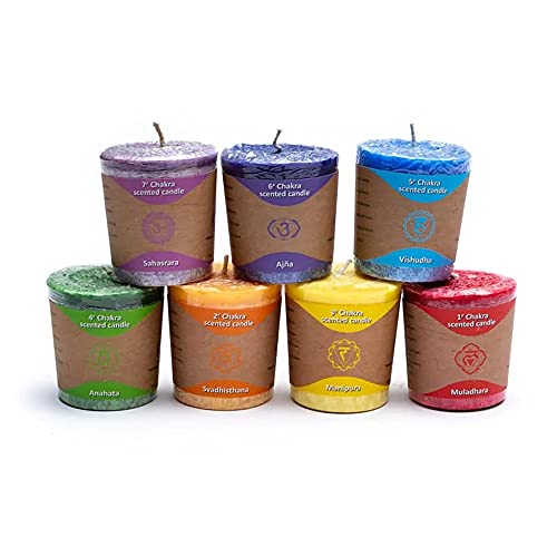 Yogabox 7 Chakra Stearin Duftkerzen Yogabox 7 Chakra Stearin Duftkerzen von Yogabox