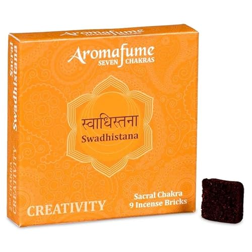 Yogabox Aromafume Chakra-Weihrauchblöcke, 2.Chakra Sakral-Chakra (Swadhisthana) von Yogabox
