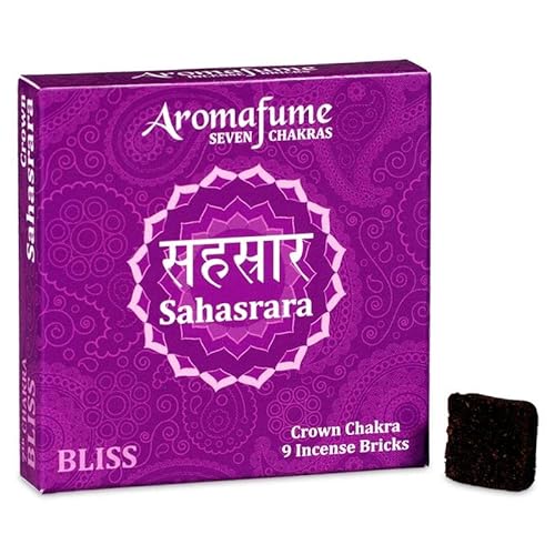 Yogabox Aromafume Chakra-Weihrauchblöcke, 7.Chakra Kronen-Chakra (Sahasrara) von Yogabox
