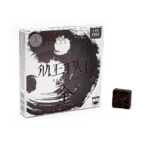 Yogabox Aromafume Weihrauchblöcke, FENG Shui Metall von Yogabox