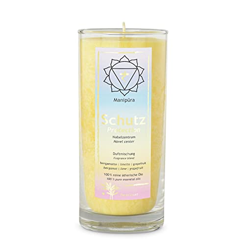 Yogabox Chakra Duftkerze Manipura-Chakra GELB ca. 14 cm - Duft: Bergamotte/Limette/Grapefruit Yogabox Chakra Duftkerze Manipura-Chakra GELB ca. 14 cm - Duft: Bergamotte/Limette/Grapefruit von Yogabox