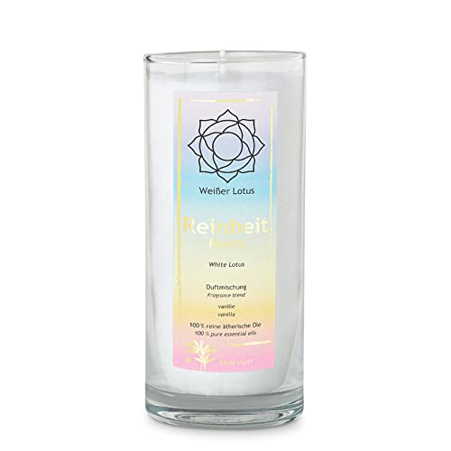 Yogabox Chakra Duftkerze Weißer Lotus Weiss ca. 14 cm - Duft: Vanille Yogabox Chakra Duftkerze Weißer Lotus Weiss ca. 14 cm - Duft: Vanille von Yogabox