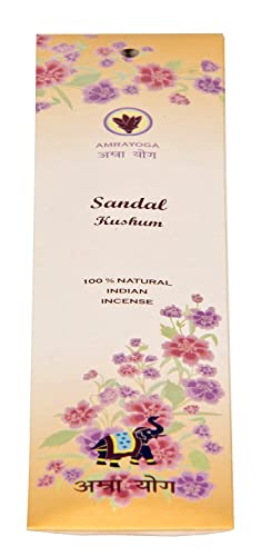 Yogabox Indische Räucherstäbchen Sandal Kushum von Yogabox