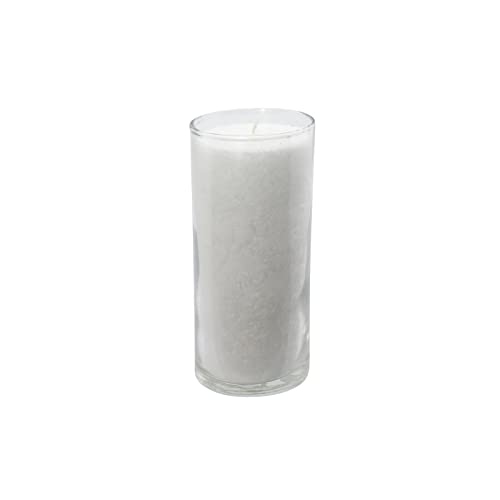 Yogabox Palmwachs Kerze Weiß ca. 14 cm von Yogabox
