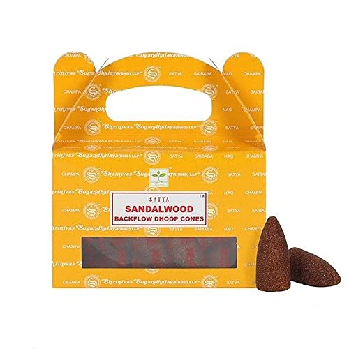 Yogabox Rückfluss Räucherkegel Sandelholz von Yogabox