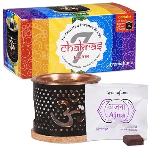Yogabox Weihrauchverdampfer 7 Chakra Test Set von Yogabox
