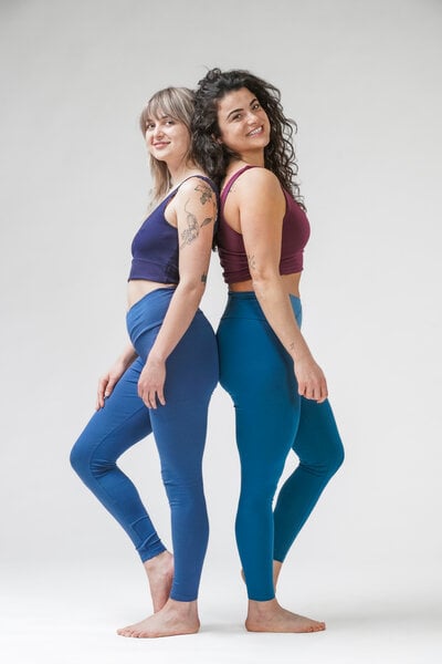 YogiLiebe Yoga double wende Bra "Maitri" aus Bio-Baumwolle von YogiLiebe