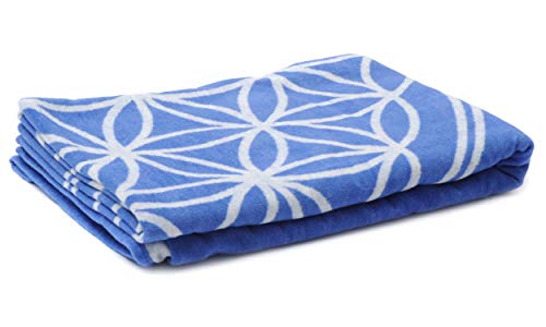 Yogistar Baumwolldecke Blume des Lebens - Blau Yogistar Baumwolldecke Blume des Lebens - Blau von Yogistar