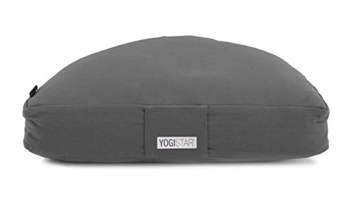 Yogistar Meditationskissen - Halbmond Graphit von Yogistar