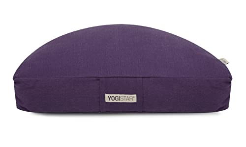 Yogistar Meditationskissen - Halbmond Violett von Yogistar