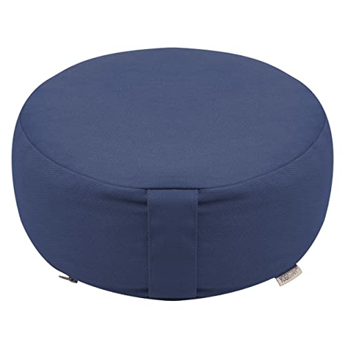 Yogistar Meditationskissen - Rund - Dhyana - Organic Cotton Dunkel Blau Yogistar Meditationskissen - Rund - Dhyana - Organic Cotton Dunkel Blau von Yogistar