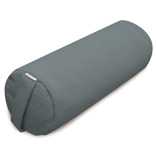 Yoga-Bolster Yin - Rund - Jute Grau Yoga-Bolster Yin - Rund - Jute Grau von Yogistar