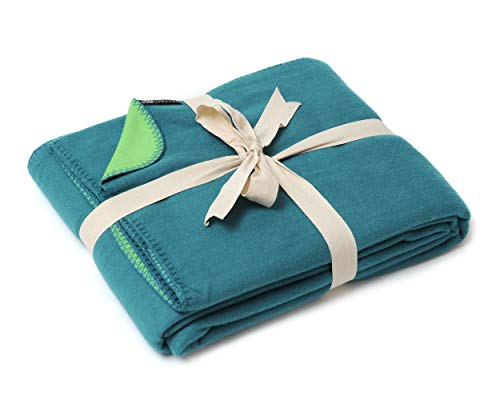 Yogistar Yogadecke Yogiblanket Harmony Petrol von Yogistar