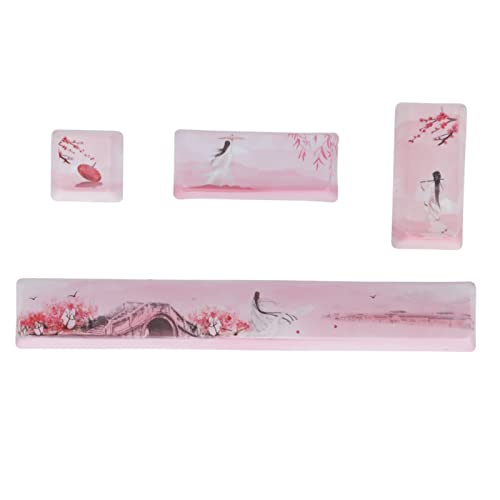 Yoidesu 4-teiliges PTB-Tastenkappen-Set, Verschleißfeste Mechanische Tastaturtasten mit Hoher Haltbarkeit, Einschließlich Leerzeichen, ESC, Eingabe, Numpad Eingabetastenkappen Yoidesu 4-teiliges PTB-Tastenkappen-Set, Verschleißfeste Mechanische Tastaturtasten mit Hoher Haltbarkeit, Einschließlich Leerzeichen, ESC, Eingabe, Numpad Eingabetastenkappen von Yoidesu