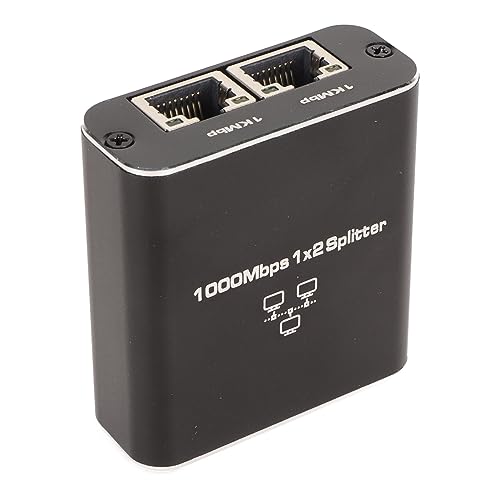 Yoidesu Dualcomm ETAP-2003 10/100/1000Base T Gigabit Ethernet Netzwerk-Tap, leistungsstarker Ethernet-Splitter aus Aluminiumlegierung, unterstützt 1000 Mbit/s, gleichzeitiger Internetzugang für PCs Yoidesu Dualcomm ETAP-2003 10/100/1000Base T Gigabit Ethernet Netzwerk-Tap, leistungsstarker Ethernet-Splitter aus Aluminiumlegierung, unterstützt 1000 Mbit/s, gleichzeitiger Internetzugang für PCs von Yoidesu